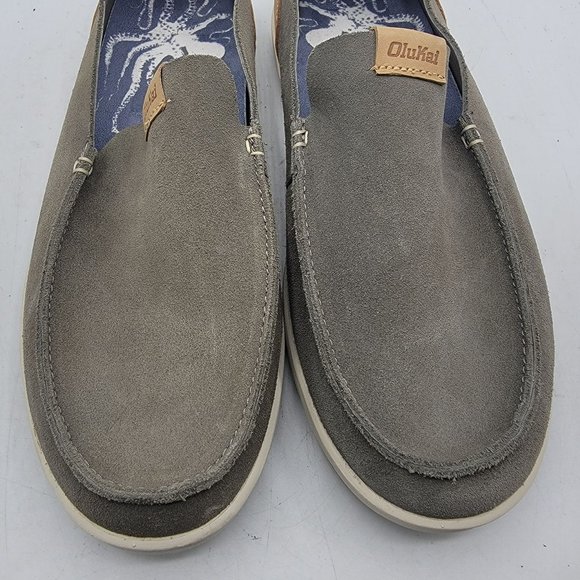 OluKai NaluKai Kala Slip On Mens 9.5 Gray Casual Comfort Shoes - 10409-7B19 main image 12